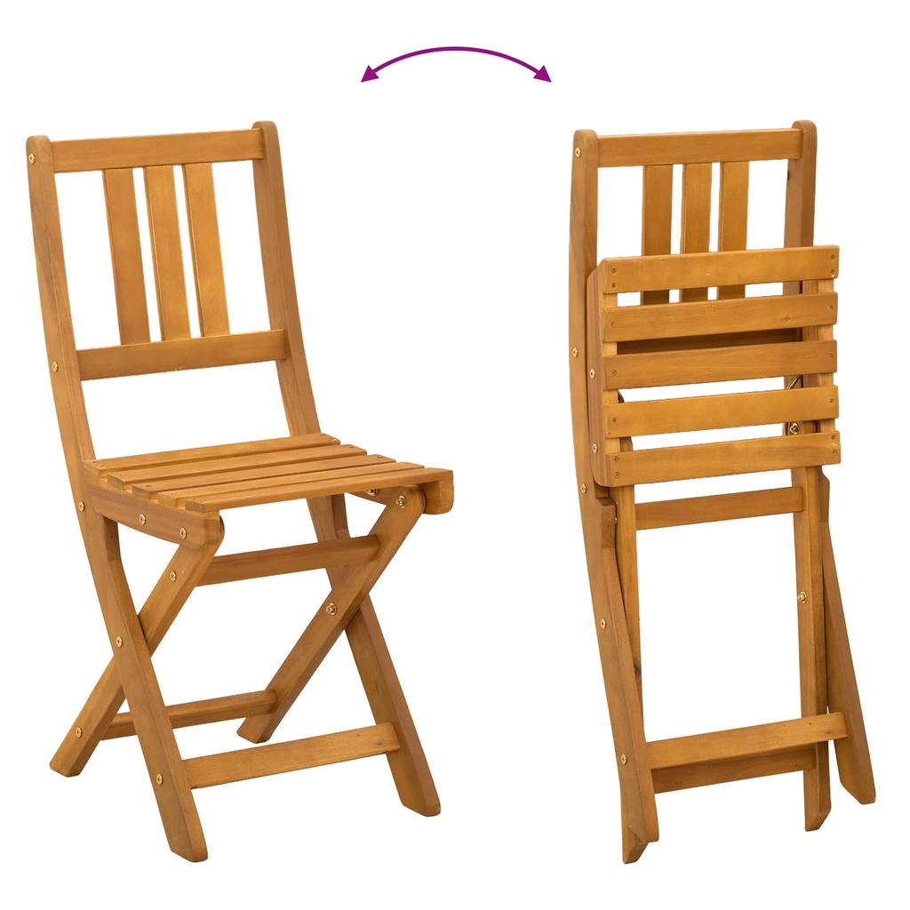 Outdoor Bistro Chairs with Cushions 6 Pcs Cream White 38 X 46 X 85 Cm
