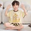 Boys Cotton Short Sleeve Cartoon Pajamas Lightweight Sleepwear Kids 8 Years