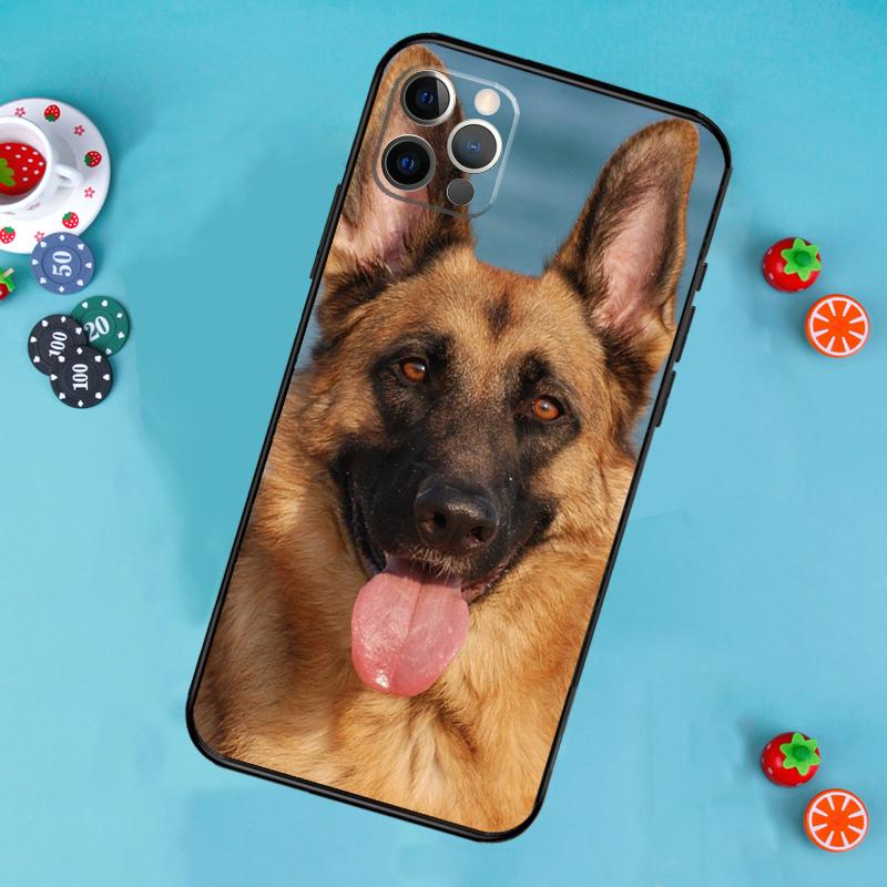 German Shepherd Dog Phone Case For iPhone 17 Air 15 14 13 12 11 16 Pro Max 13 12 mini 15 16 Plus 16e Cover Funda