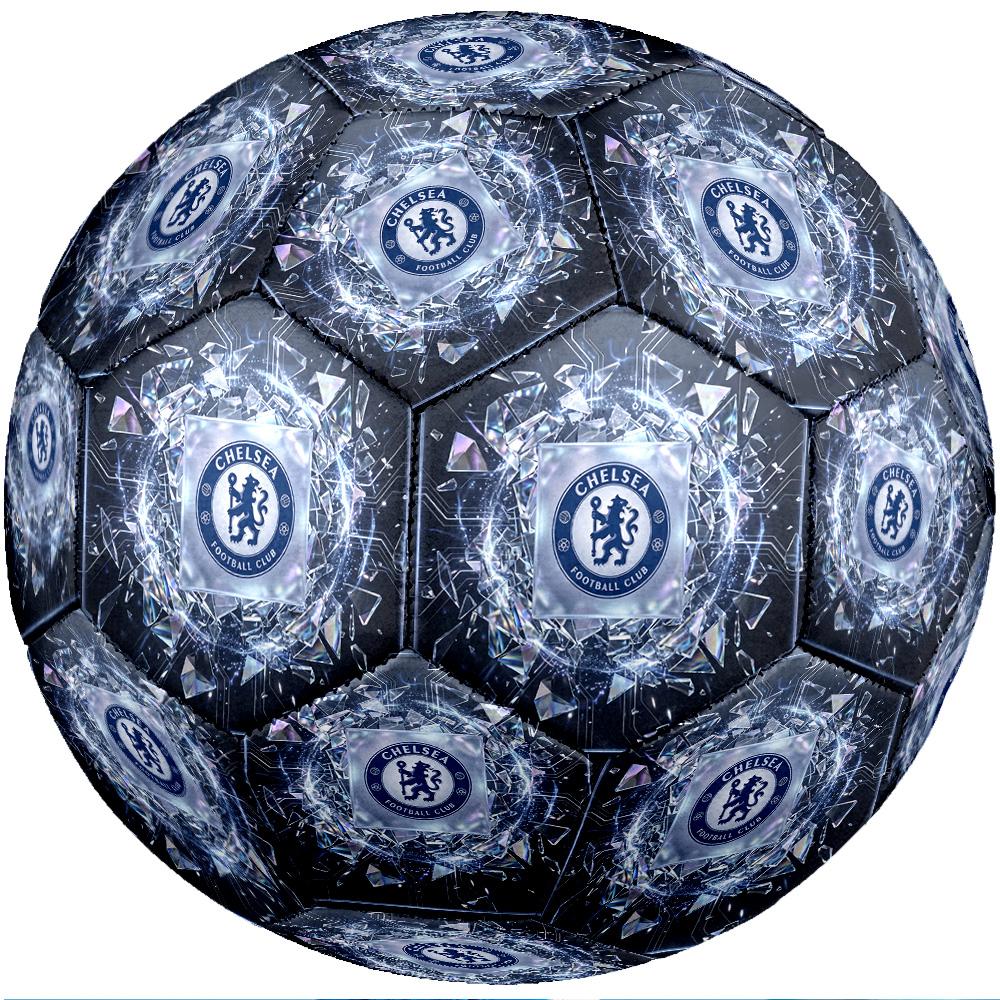 Balón de fútbol temático del Chelsea FC Talla 5 Balón de fútbol Tacto Suave Balón de fútbol Profesional para Entrenamiento para Deportes al Aire Libre