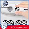 Car Lock Keyhole Stickers Door Lock Protect Car 3D Stickers For Golf-4 5 6 7 Bora Jetta POLO MK4 MK6 Bora Passat