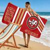 San Francisco 49ers Print Strandlaken, Groot Zacht Sneldrogend Handdoek voor Strand Camping Zwemmen