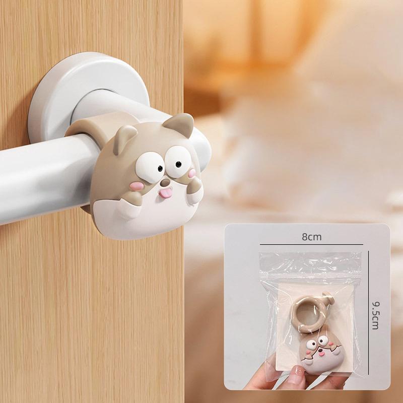 New Silicone Door Handle Anti-Collision Pad For Entrance Bedroom Door, Anti-Collision Window Handle, Anti-Collision Door Stop