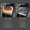 LED Projector Headlight Assembly with Flowing Turn Signals for 2014-2020 Toyota Tundra