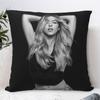Pillow Case Sydney Sweeney Square Pillow Cover Retro Trendy Cushion Cover Graphic Pillowcases For Sofa Car Home Decor
