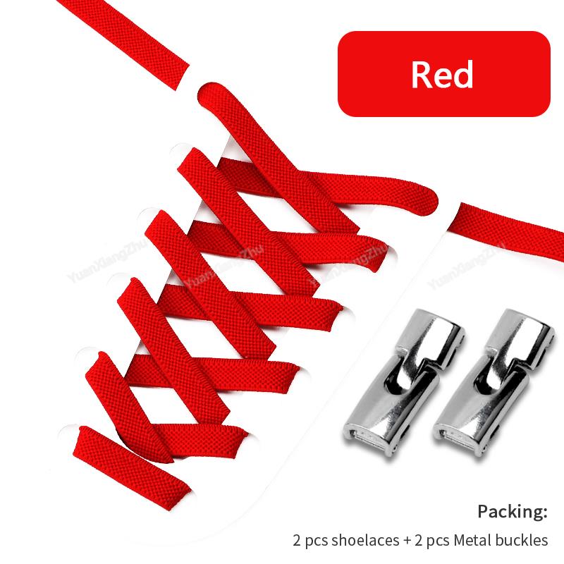 Nieuwe Cross Lock Schoenveters Zonder Strikken 8MM Breedte Elastische Veters Sneakers Kinderen Volwassenen Geen Strik Schoenveters Elastiekjes Schoenaccessoires