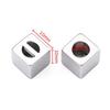 Labubu Polished Stainless Steel Square Pendant Bead for DIY Jewelry - Customizable Logo