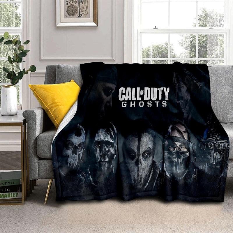 3D Call of Duty, COD žaidimas, Žaidėjo HD pledas, Minkštas metamas pledas namams, miegamajam, lovai, sofai, iškylai, kelionei, biurui, uždangalas vaikams