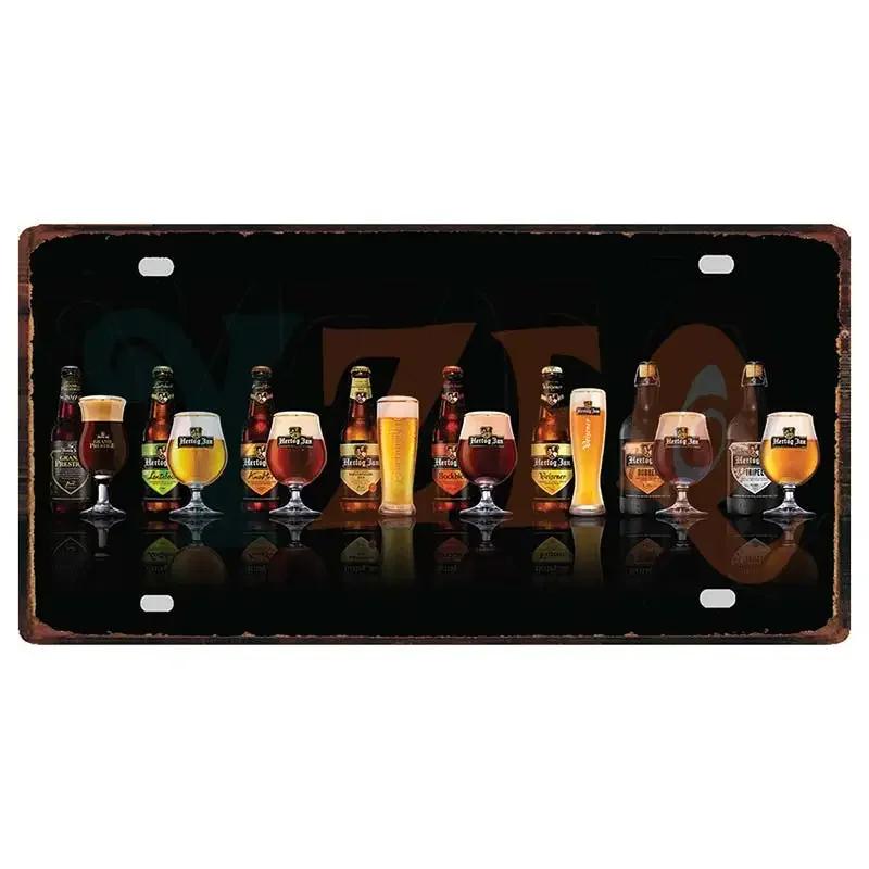 Belgické Pivo Kovový Značka 6x12 Palcov Duvel Corona Jupiler Zot Doska Na Stenu Dom Reštaurácia Remeselná Dekorácia 30X15CM DC-1636A