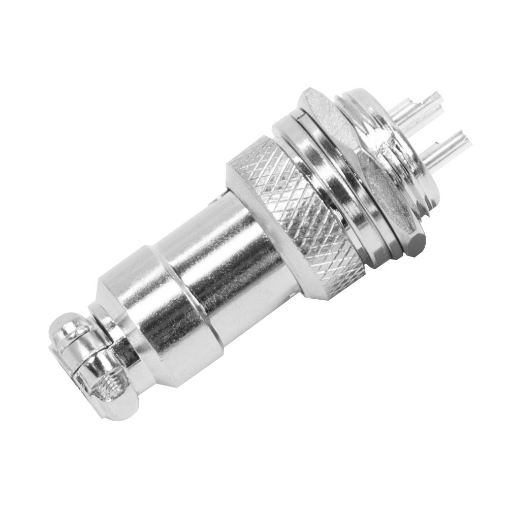 Connecteur électrique aéronautique GX16, prise GX16, connecteur circulaire mâle/femelle 3 broches 16 mm pour panneau de câbles en alliage de cuivre, câble intégré