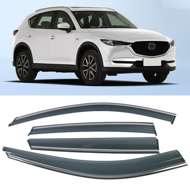 Side Window Deflector For Mazda CX-5 CX5 2017 2018 Weathershields Door Visor Sun Rain