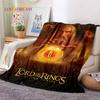 L-Lord of The Rings H-Hobbit Film Zachte Dekens, Houd Warm Plaid Deken Comfortabele Deken voor Picknick Bedden Bank Huis Slaapkamer