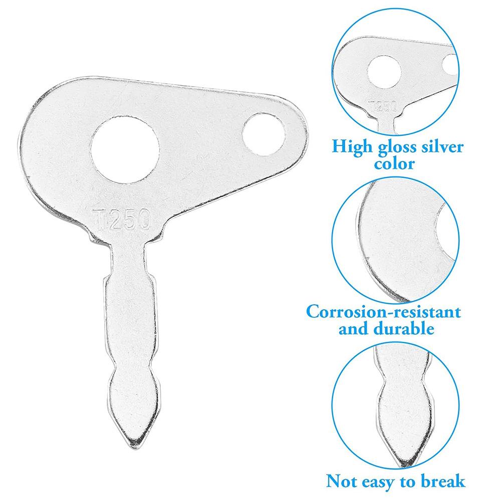 T250 Key Compatible with Lucas, Benford, Terex, Case, Ford, Massey Ferguson