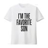 I M The Favorite Son T Shirt Vintage Washed Fashion Top For Everyday Wear Versatile Soft Comfortable Graphic Streetwear Casual