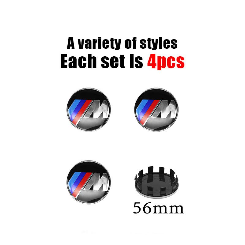 Capace Centru Roată 56mm 68mm Pentru BMW G30 G20 M3 M5 E91 E92 E93 E36 E70 X3 X4 X5 X1 E39 F30 Stil M Capace Centru Roată Embleme dbjs35