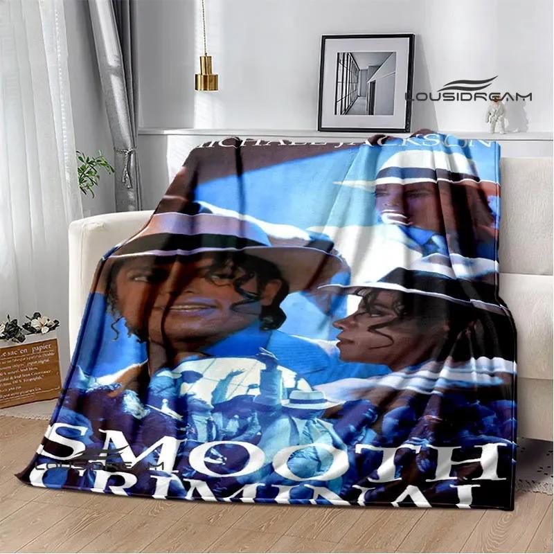 Michael Jackson Retro Druck Decken Picknickdecke Flanelldecke Weiche Gemütliche Decke Reise Decken Bettbezüge Geburtstagsgeschenk