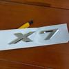 Adesivo Emblema Posteriore Compatibile per Serie X BMW: Scritta Posteriore Nera X1-X7
