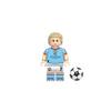 (Haaland)Jouet de Construction Étoile du Football Messi Ronaldo Mini Figurine Poupée Plastique Abs