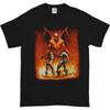 Tricou unisex negru de epocă Boris Vallejo In The Underworld