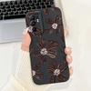 For OPPO Reno6 CPH2235 Elegant Sunflower Tulip Printed Phone Case For Oppo Reno 6 4G Soft Silicone Shockproof Cases
