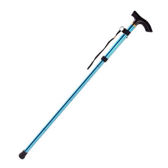 Outdoor Folding Trekking Pole with Ergonomic Handle Portable Lightweight Men Women Seniors Travel Collapsible Walking Stick Climbing Crutch Cane