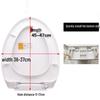 Chuke Universal Thickened V-Shaped Toilet Seat Cover