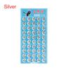 50 Pairs/set Diy Scrapbooking Stainless Steel Press Button Snap Buttons Metal Fasteners