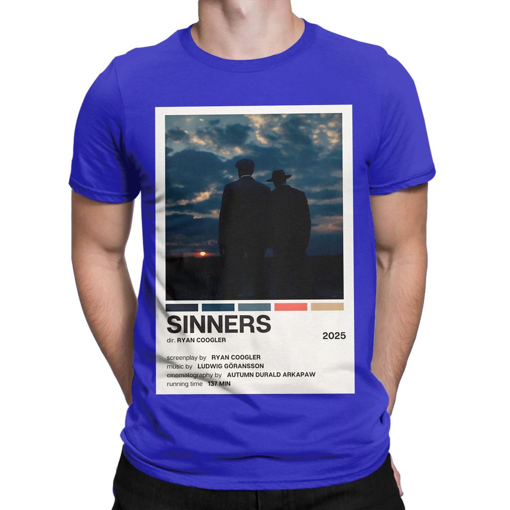 Sinners 2025 weiß Lustiges 100% Baumwoll-T-Shirt Sinners Tees Oberteile Für Unisex