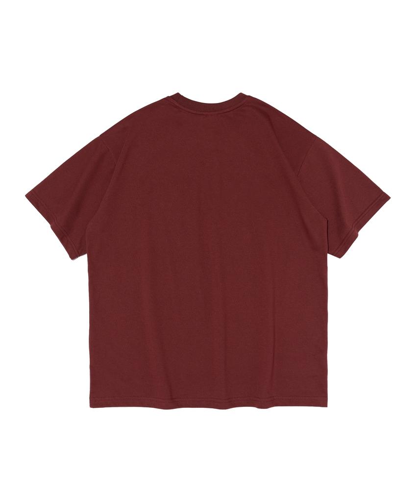 OTHERFITS Unrest Brush Short Sleeve T-Shirt (Wine)