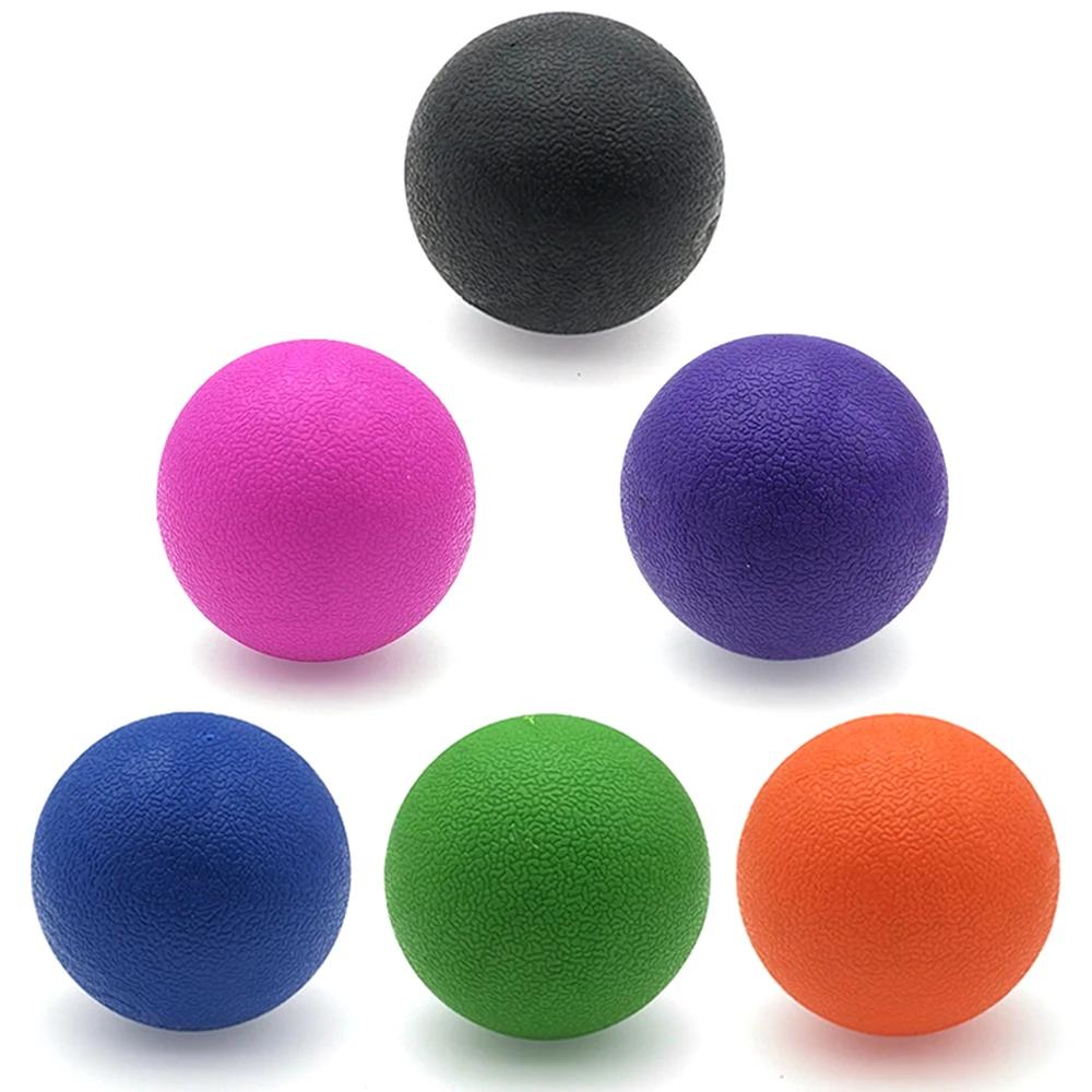 Durable And Safe Tpe Fascia Ball Lacrosse Muscle Relaxation Exercise Sports Fitness Yoga Peanut Massage Ball Trigger Point Stress Pain Relief