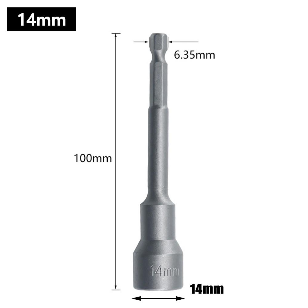 Hexagon Socket Wrench Magnetic 100mm 1pc Chrome Vanadium Steel