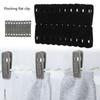 Hanger Clips Strong Finger Clips Non-Slip Clothes Hanger Clip Plastic Thin Velvet Hanger For Pants Pants Flocking Hangers