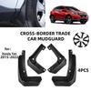 Convient pour Honda Vezel, XRV, HRV 2015-2022: Garde-boues de voiture transfrontaliers avec carreaux en cuir