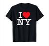 I LOVE NY Classic Logo TShirt Gift for Unisex TShirt Summer Fashion Vintage Crew Neck Tshirt Graphic T Shirts