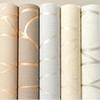 53cm European Modern Minimalist 3D Non-woven Moisture-proof Bedroom Background Wallpaper Curve Stripes  Thickened Wall Stickers