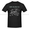 T-shirt Hoe Vliegtuigen Vliegen Grappige Lucht- en Ruimtevaartingenieur Piloot T-shirt Mannen Mode Casual T-shirt Esthetisch Vintage Oversized T-shirts