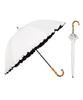 Parasol UVO Frill Light UV for Sunny and Rainy Long Umbrella 55cm Rib Length Bamboo Wpc Stylish Cute UV101FRL12K46 2026Ultimate (Ubo) 12-Rib