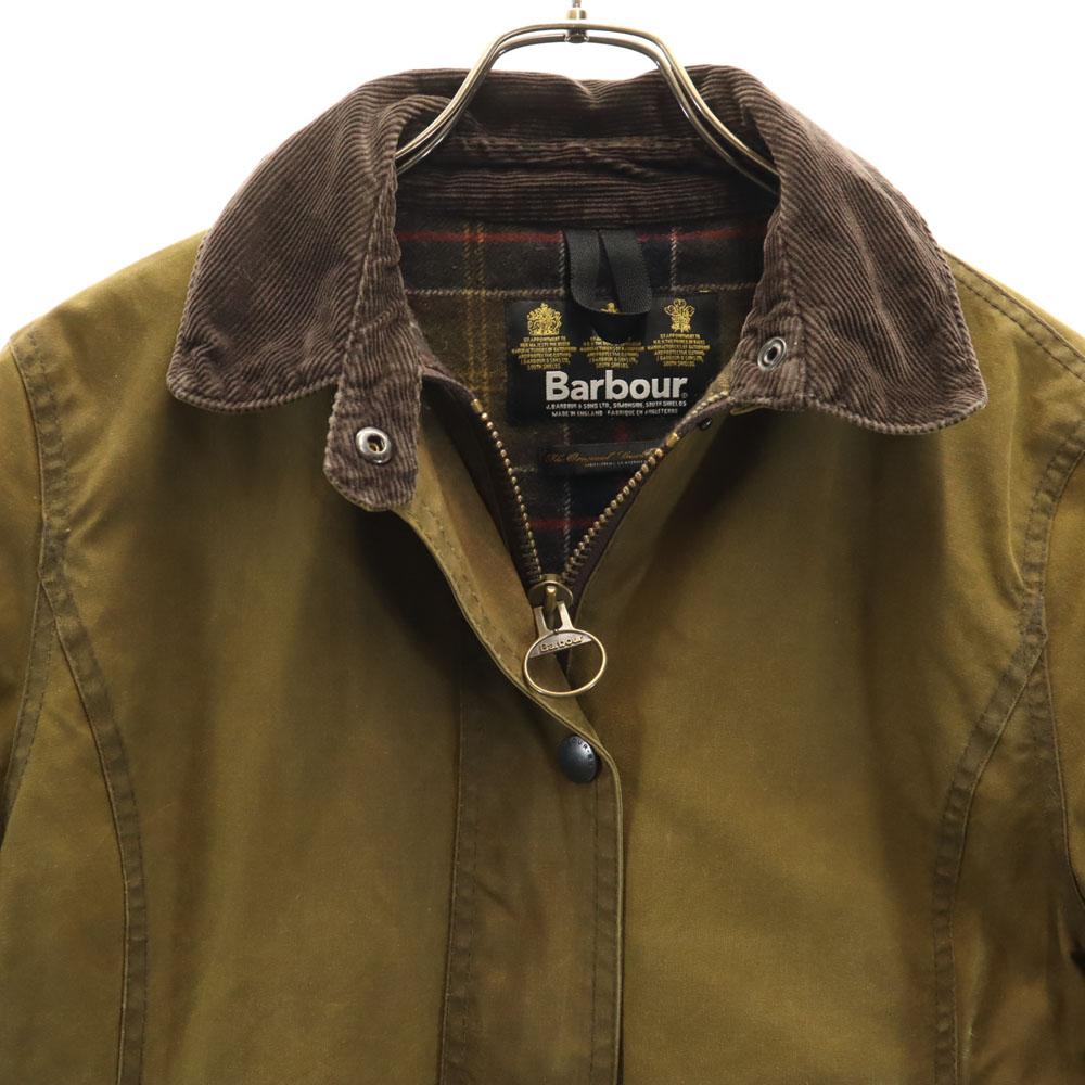 Barbour Fabriqué en Angleterre 3 Mandats Newmarket veste huilée Femme Occasion