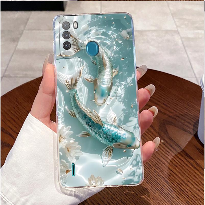 For ITEL S16 Phone Case ITEL Vision 1 Pro Case Clear Luxury Cute Love Rabbit Funny Cat Cartoon Painted Soft TPU Silicone Cover
