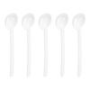 UXCELL 10-Piece Set of Reusable Plastic Measuring Spoons, Powder Scoop Spoons with Long Handles, 1.5g, White