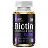 Biotin Kollagen Keratin Kosttillskott - Hårtillväxt för Män och Kvinnor - Vitaminer för Hår, Hud och Naglar - Stödjer Led- och Tarmhälsa - Hår