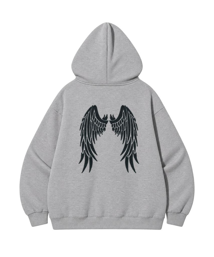 HIRUKA ARCHIVE Kyoto Studded Wing Hoodie