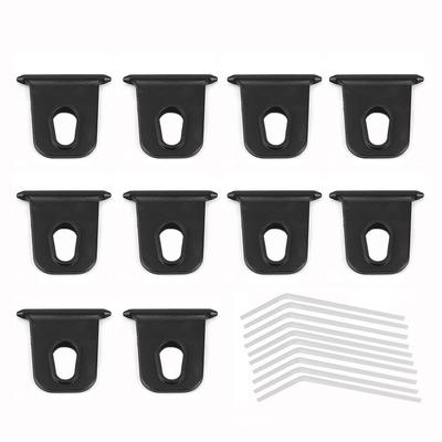 10pcs Portable Awning Hooks Clothes Hanger Organizer Rack Easy To Install for RV Campers