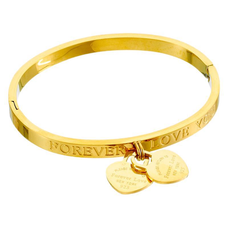 Jewelry Exquisite Love Double Peach Heart Women's Bracelet Light Luxury Temperament Fashion Versatile Ins Style Niche