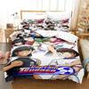 Set Biancheria da Letto Anime Captain Tsubasa, Copripiumino Piumino Set Letto Copripiumino Federa, Misura King Queen Singolo Ragazzi Ragazze Adulti