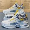Chaussures de sport polyvalentes pour hommes, rehaussantes – Chaussures de course décontractées à semelles épaisses pour le printemps et l'automne 2025