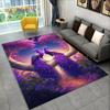 3D-Teppich mit exquisitem Pfauentier-Motiv, Teppich für Zuhause, Wohnzimmer, Schlafzimmer, Sofa, Fußmatte, Küchendekoration, rutschfeste Fußmatten