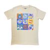 Looney Tunes Unisex Adult That´s All Folks! Grid Pastel T-Shirt