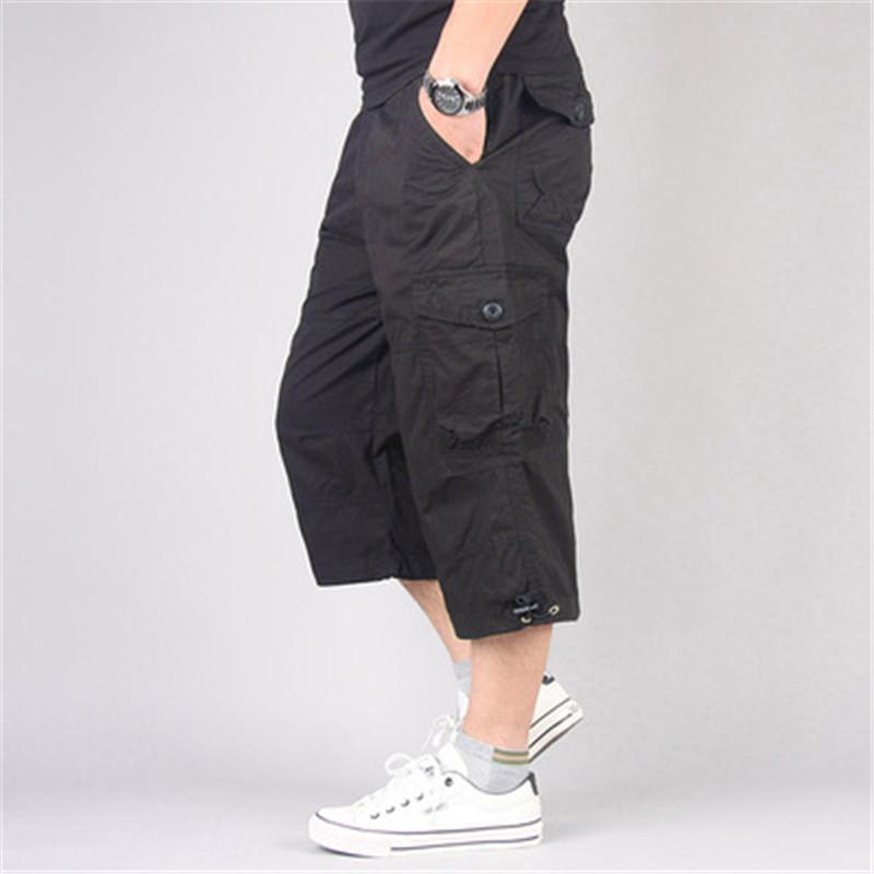 Pantaloncini cargo da uomo Pantaloncini multitasche casual estivi Masculino Pantaloni corti militari solidi da uomo