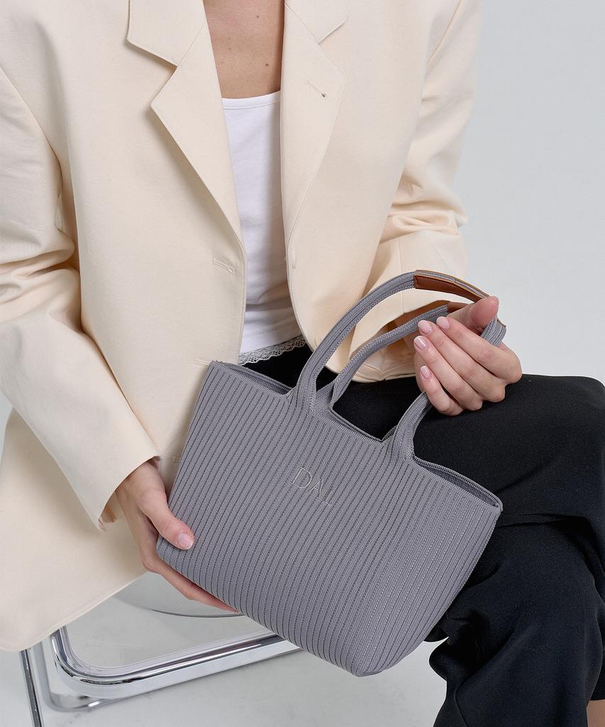 Dal Daily Knit Shopper Bag Gray S
